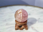 Rose Quartz Flower Agate Sphere