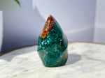 Ocean Jasper Flame Carving