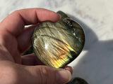 Labradorite Heart