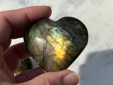 Labradorite Heart