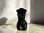 Black Obsidian Woman Carving