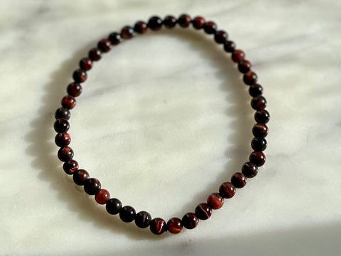 Red Tiger’s Eye Bracelet 4mm