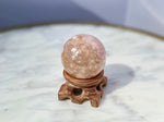 Rose Quartz Flower Agate Sphere