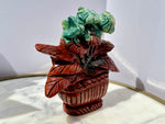 Ocean Jasper Potted Flower *Hand Carved-Top Quality*