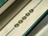 Peridot .925 Sterling Silver Bracelet *High Quality*