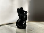 Black Obsidian Pregnant Woman Carving