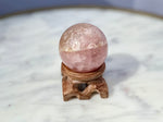 Rose Quartz Flower Agate Sphere