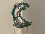 Amazonite Moon Crescent Suncatcher