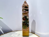 Ocean Jasper Tower (10.5” tall)