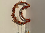 Carnelian Moon Crescent Suncatcher