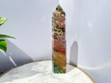 Ocean Jasper Tower (10.5” tall)